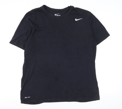 Nike Men's Black Dri-FIT Athletic Cut Short Sleeve T-Shirt XL