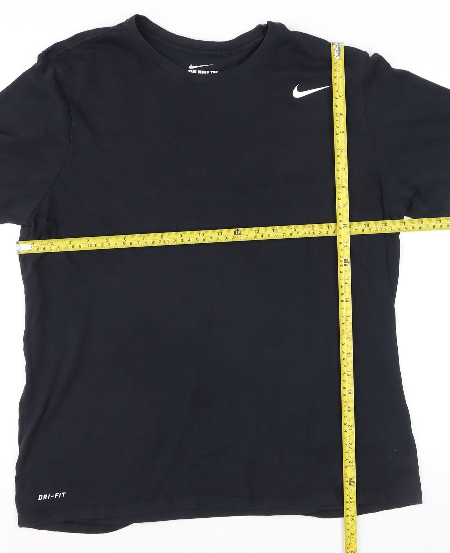 Nike Men's Black Dri-FIT Athletic Cut Short Sleeve T-Shirt XL