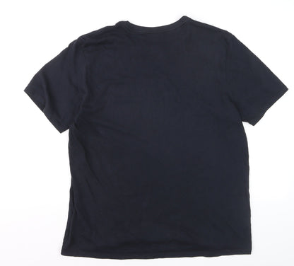 Nike Men's Black Dri-FIT Athletic Cut Short Sleeve T-Shirt XL