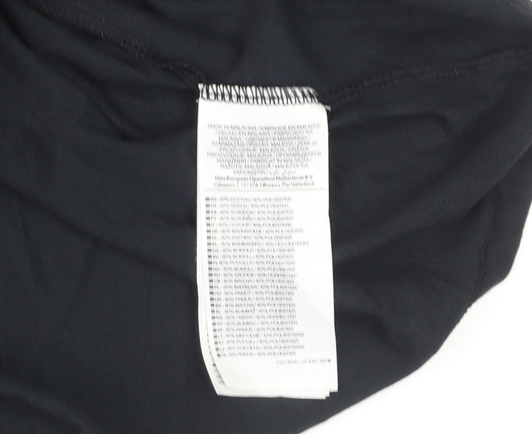 Nike Men's Black Dri-FIT Athletic Cut Short Sleeve T-Shirt XL