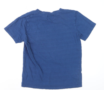 Nordam Men's Blue Crew Neck Short Sleeve Cotton T-Shirt M
