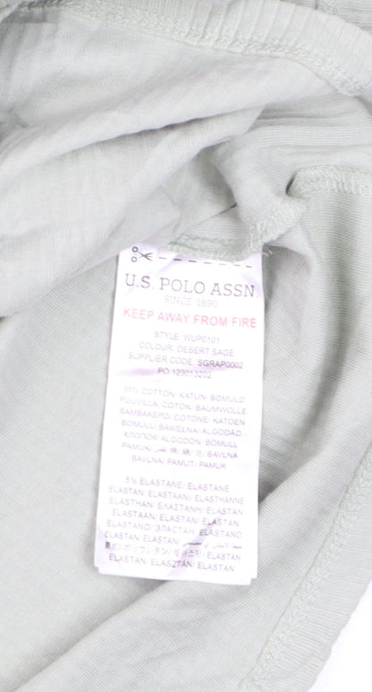 U.S. Polo Assn. Men's Green 2XL Short Sleeve Cotton Polo Shirt