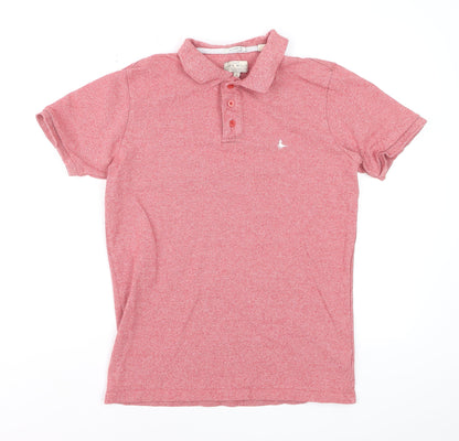 Jack Wills Men’s Red Classic Fit Polo Shirt Size M Short Sleeve