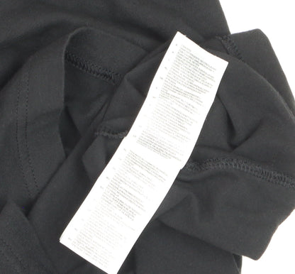 Adidas Men's Black Large Sports T-Shirt Breathable Cotton Crew Neck