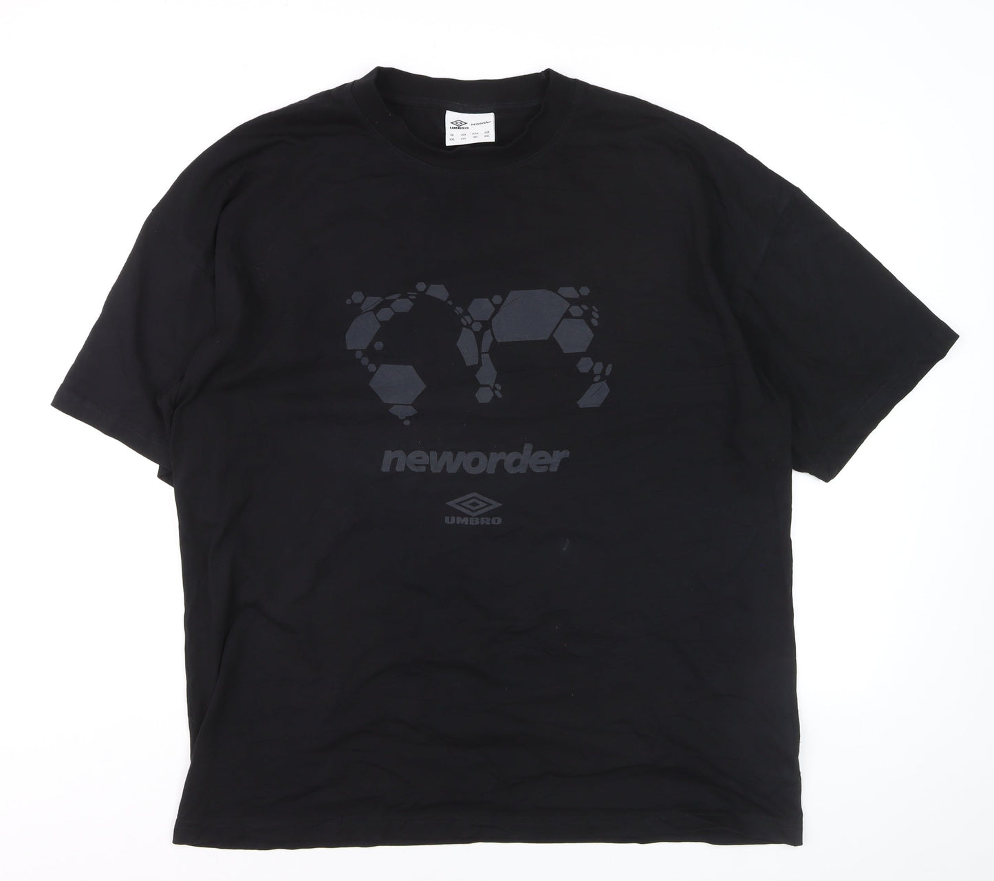 Umbro New Order Men's Black XXL Graphic Short Sleeve T-Shirt