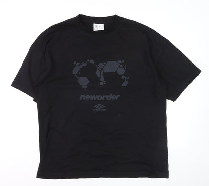 Umbro New Order Men's Black XXL Graphic Short Sleeve T-Shirt