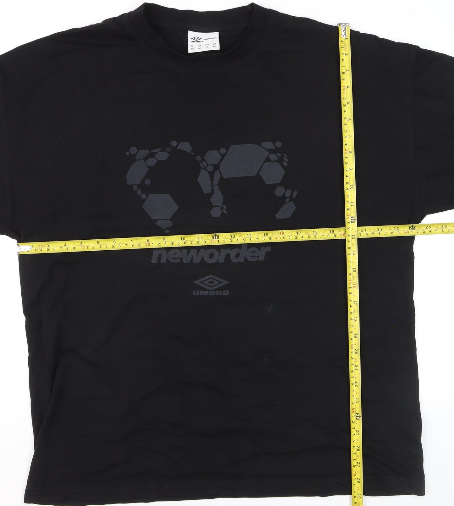 Umbro New Order Men's Black XXL Graphic Short Sleeve T-Shirt