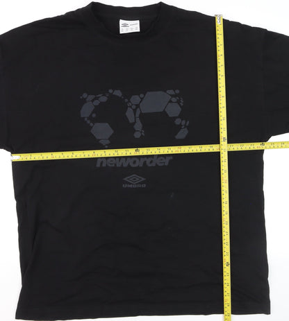 Umbro New Order Men's Black XXL Graphic Short Sleeve T-Shirt