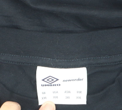 Umbro New Order Men's Black XXL Graphic Short Sleeve T-Shirt