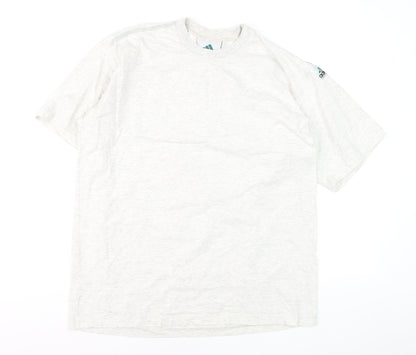 Adidas Equipment Men's White L Vintage 90s Crew Neck T-Shirt