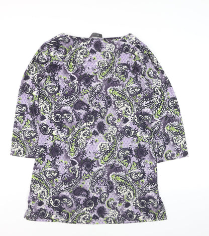 Marks and Spencer Per Una Women’s Multicoloured Paisley Jersey Shift Dress Size 12