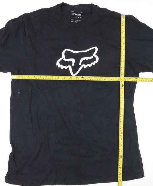 Fox Racing Men's Black XL Graphic Logo Cotton T-Shirt