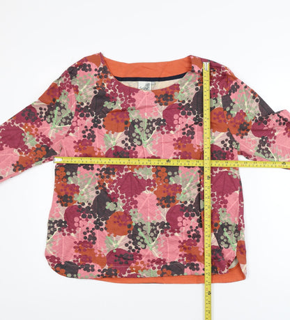 Weird Fish Women's Multicoloured Floral Tunic Blouse Size 18
