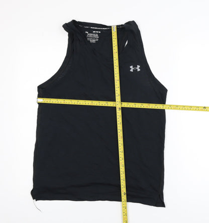 Under Armour Men's Black Medium Streaker Heatgear Running Tank Top