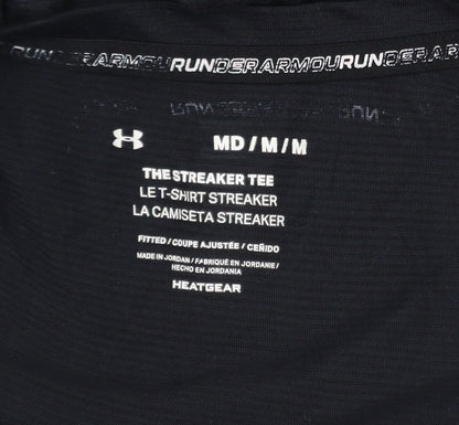 Under Armour Men's Black Medium Streaker Heatgear Running Tank Top