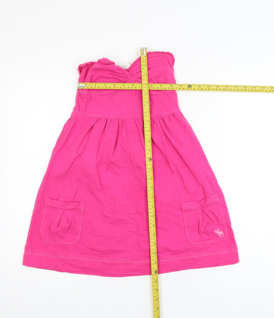 Abercrombie & Fitch Women's Pink Strapless Camisole Top Size S