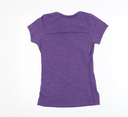 Superdry Women's Purple Graphic Logo T-Shirt Size S