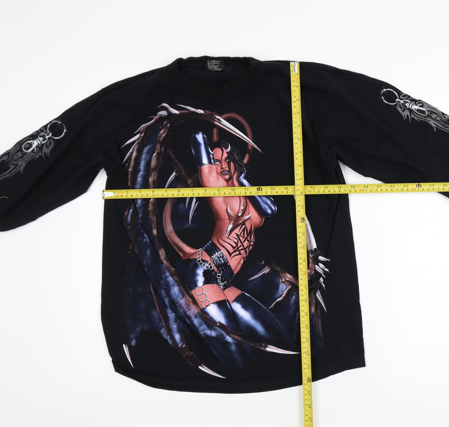 Spiral Men's Black Gothic Graphic Print Pullover Sweatshirt Size M