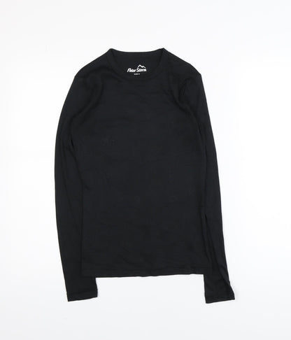 Peter Storm Women's Black Long Sleeve Basic T-Shirt Size 8