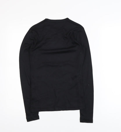 Peter Storm Women's Black Long Sleeve Basic T-Shirt Size 8
