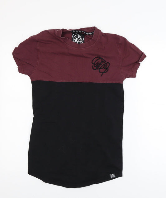 SikSilk Men's Multicoloured Slim Fit Cotton Polo Shirt Size S