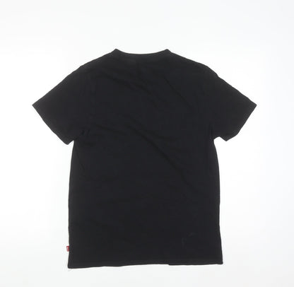 Levi's Men's Black Orlando Graphic Cotton T-Shirt XS