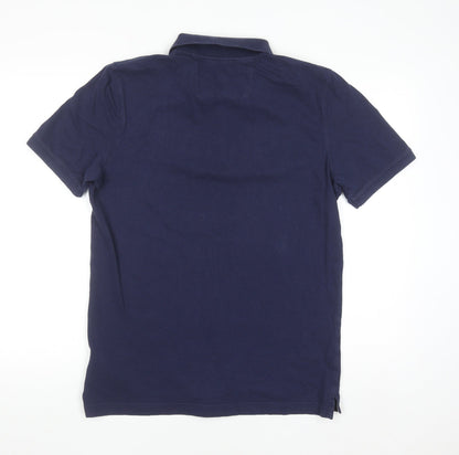 Banana Republic Men's Blue Cotton Stretch Polo Shirt Size M