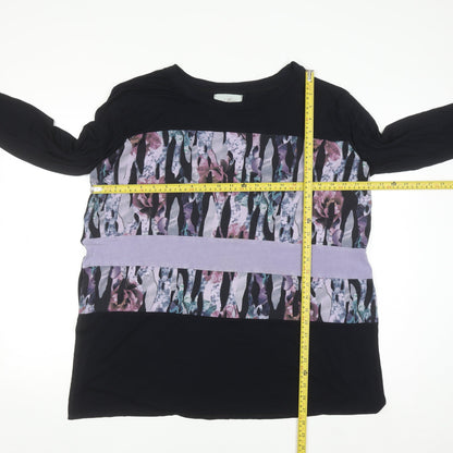 Post Card From Brighton Women's Multicoloured Floral Long Sleeve Jersey Top Size S