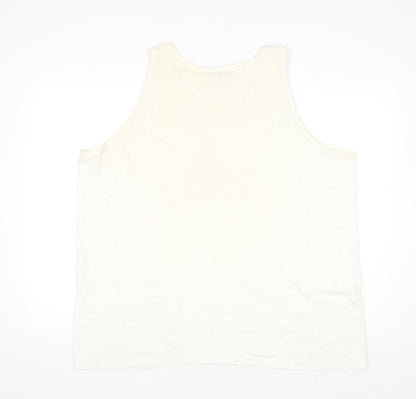 Walt Disney World Men’s Ivory 2XL Sleeveless 100 Years of Magic Top