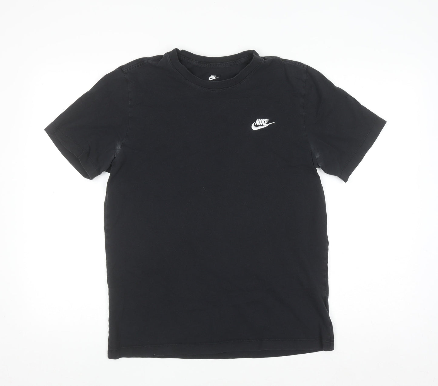 Nike Men's Black Crew Neck Short Sleeve Cotton T-Shirt M