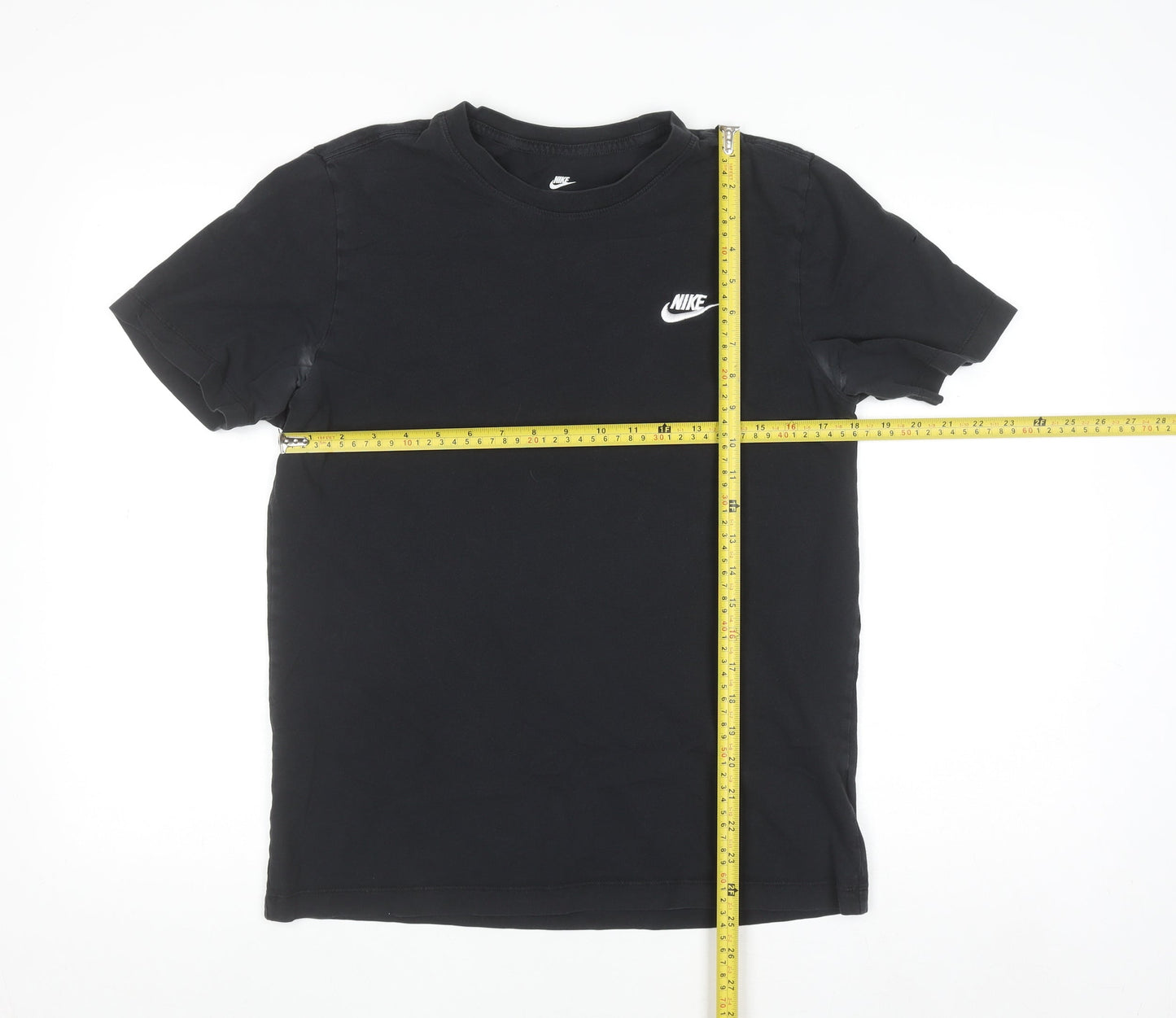 Nike Men's Black Crew Neck Short Sleeve Cotton T-Shirt M