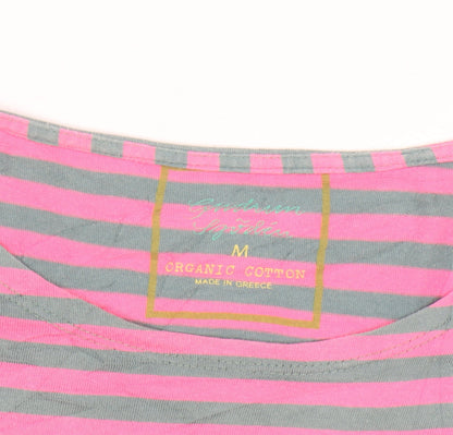 Gudrun Sjödén Women's Multicoloured Striped Organic Cotton Long Sleeve Top M