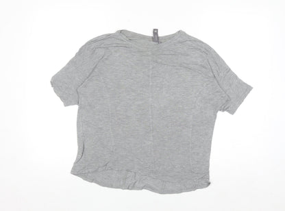Sweaty Betty Womens Grey Short Sleeve Relaxed Fit Jersey T-Shirt M