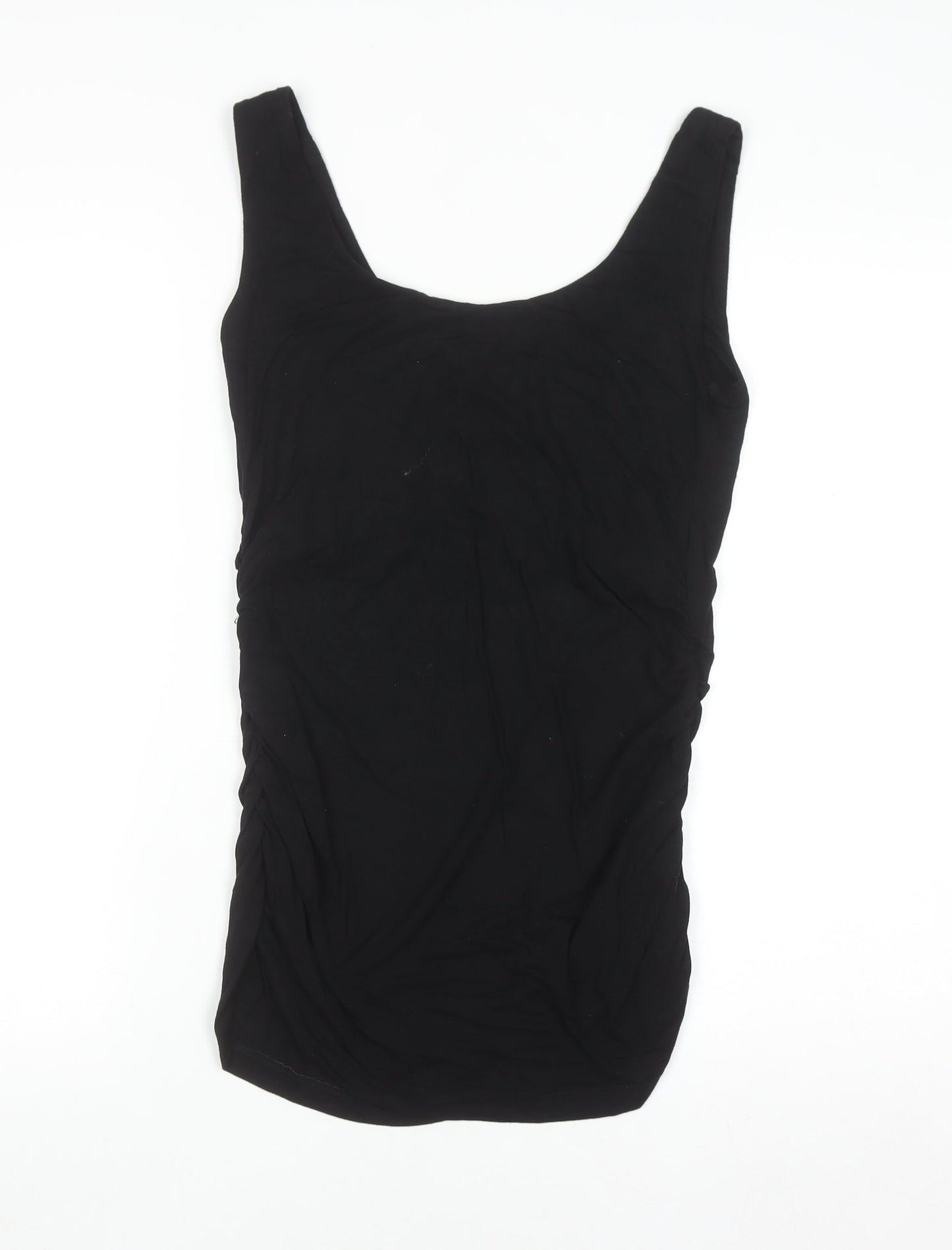 Isabella Oliver Women Black Maternity Tank Top Size 2 Slim Fit