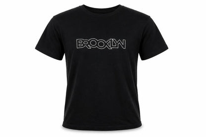 LFTMAN BASIC Men's Black Brooklyn Graphic Cotton T-Shirt Size L