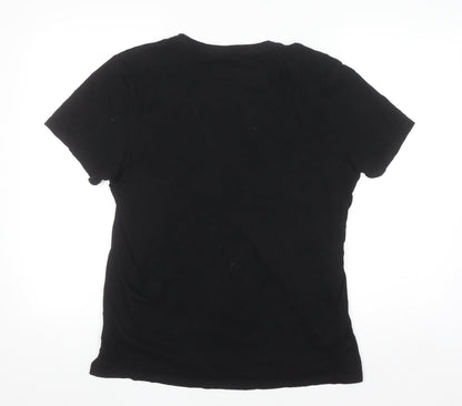 LFTMAN BASIC Men's Black Brooklyn Graphic Cotton T-Shirt Size L