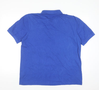 Kappa Men’s Blue Polo Shirt XL Cotton Casual Sportswear
