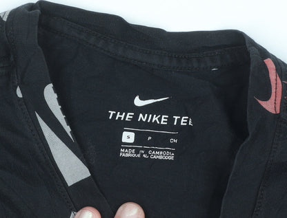 Nike Men's Black Graphic Logo Sports T-Shirt Size S