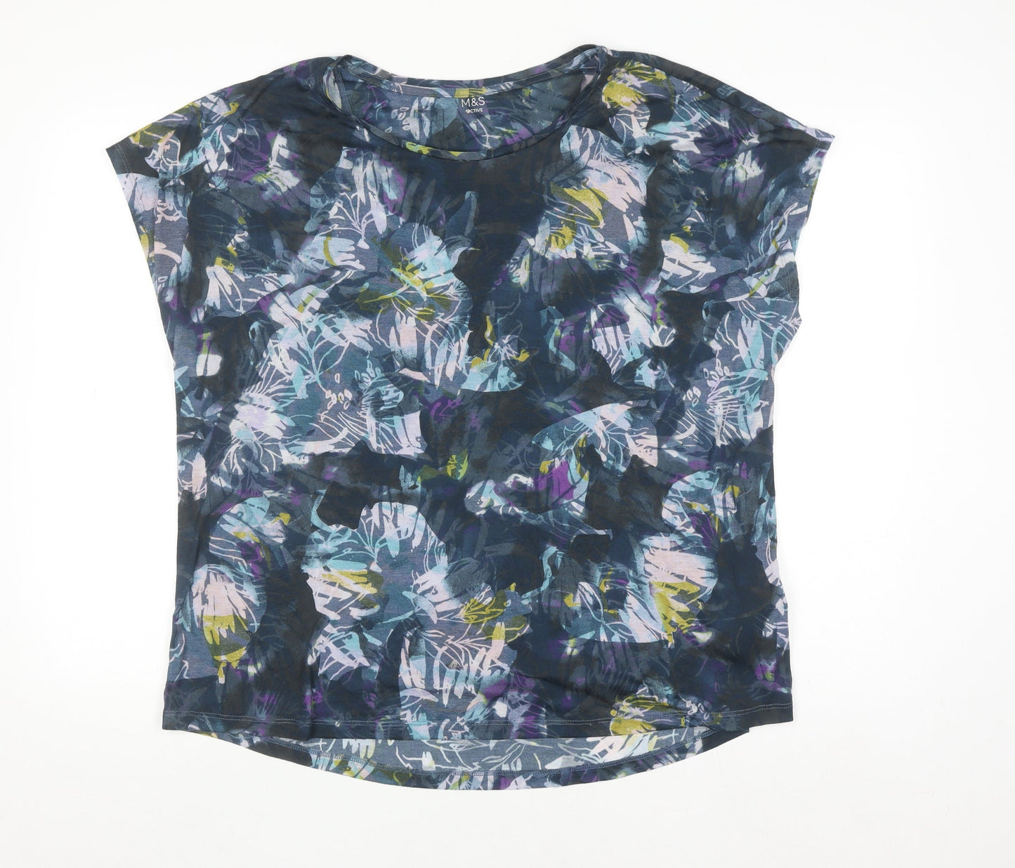 Marks and Spencer Women’s Multicoloured Floral T-Shirt Size 16