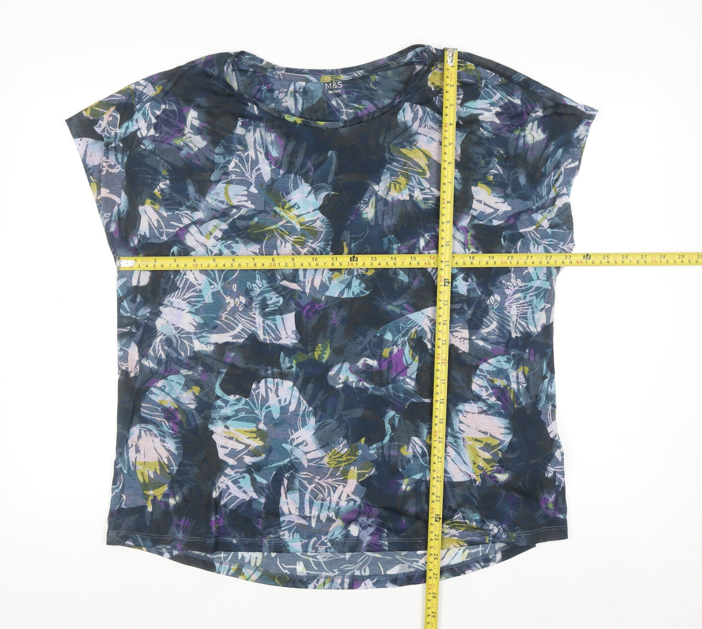 Marks and Spencer Women’s Multicoloured Floral T-Shirt Size 16