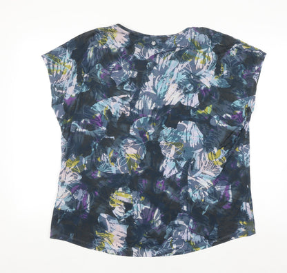Marks and Spencer Women’s Multicoloured Floral T-Shirt Size 16