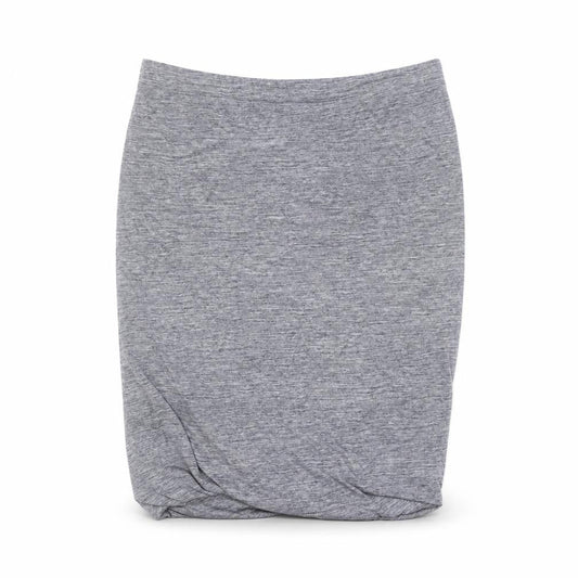 Gap Women's Grey Jersey Pencil Skirt XL Stretch Cotton Blend