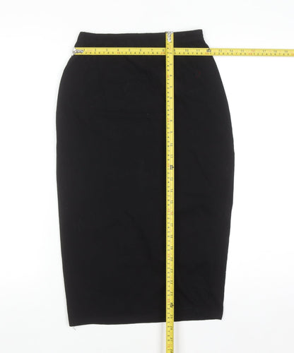 PrettyLittleThing Women’s Black Size 8 Pencil Stretch Skirt