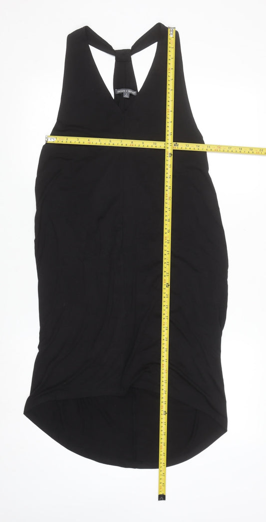 Threads 4 Thought Women's Black S Sleeveless Tank Dress