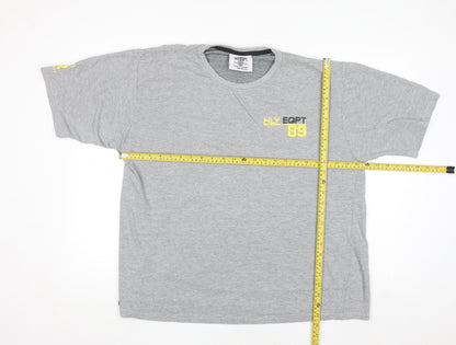 HLY EQPT Men’s Grey XXL Crew Neck Cotton T-Shirt