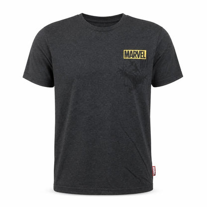 Marvel Men's Grey Black Panther T-Shirt M Graphic Print Crew Neck