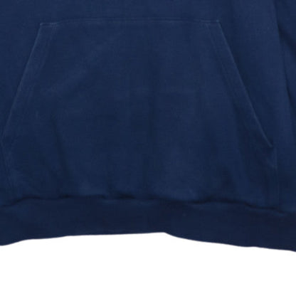 Adidas Boys Navy Blue Pullover Hoodie 13-14 Years Cotton Blend