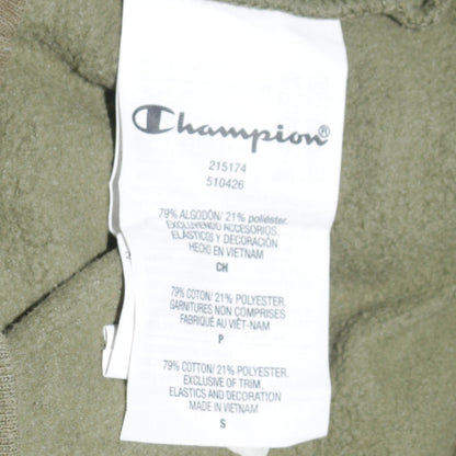 Champion Men’s Green Small Pullover Hoodie Fleece Sweatshirt