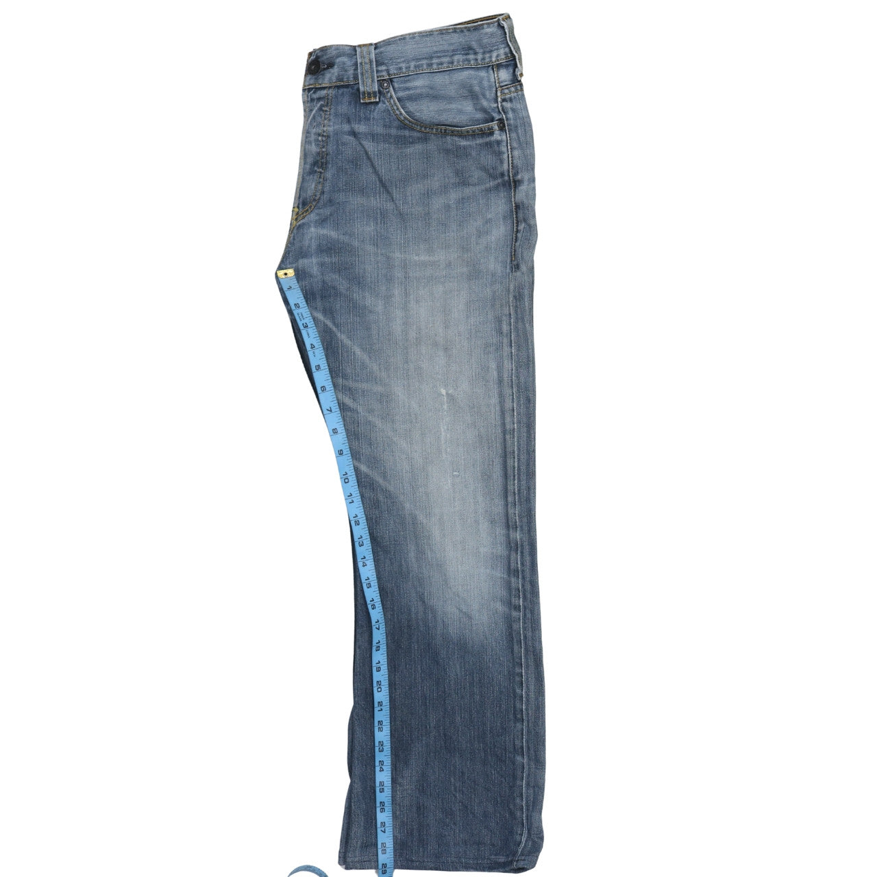 Levi's 512 Bootcut Blue Denim Jeans Mens 32W x 32L Regular Fit