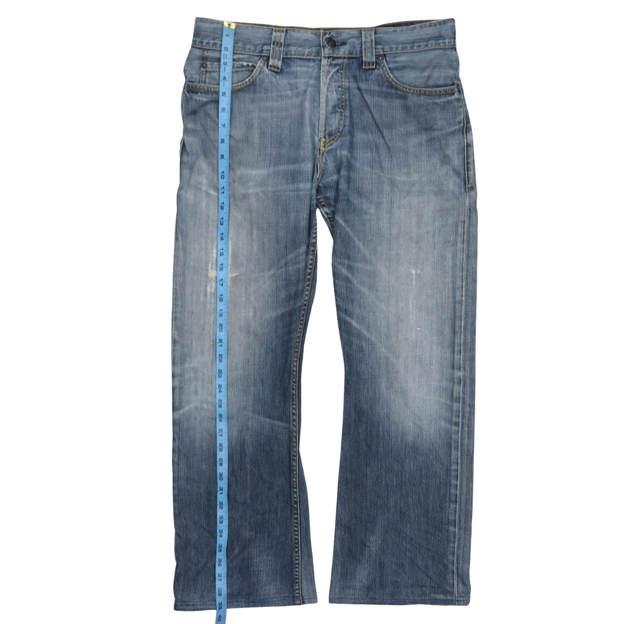 Levi's 512 Bootcut Blue Denim Jeans Mens 32W x 32L Regular Fit